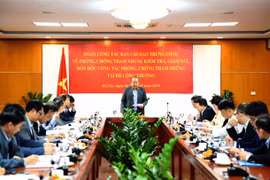 Kiểm tra công tác phòng chống tham nhũng tại Ban Cán sự Đảng Bộ Công Thương