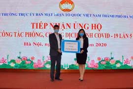 Tập đoàn CEO ủng hộ 2 tỷ đồng cùng Hà Nội chống dịch Covid-19
