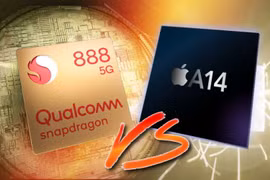 Benchmark: Chip Snapdragon 888 của Qualcomm thua xa Chip A14 của Apple