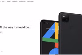 Hình ảnh Pixel 4a lộ diện trên trang chủ của Google