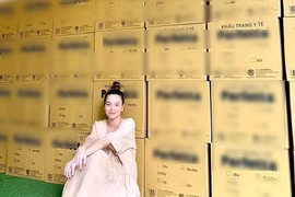 Hồ Ngọc Hà gửi tặng khẩu trang y tế cho các y bác sĩ