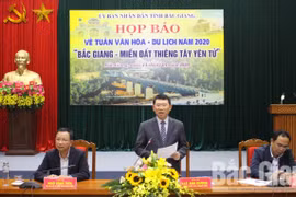 Họp báo công bố Tuần Văn hóa - Du lịch “Bắc Giang - Miền đất thiêng Tây Yên Tử”