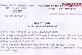 Chống tin giả: Phạt 12,5 triệu đồng người tung tin lãnh đạo Sở GD&ĐT Quảng Nam bị kỷ luật