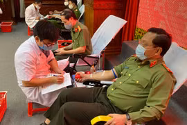 Thanh Hoá: Gần 300 cán bộ, chiến sỹ Công an tỉnh tham gia hiến máu tình nguyện vì cộng đồng
