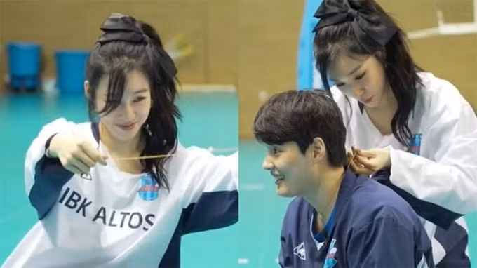 nu van dong vien bong chuyen han quoc nhan qua tri an tu ca si tiffany thanh vien nhom snsd hinh 2