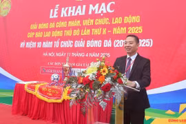 17 đội bóng tranh tài tại Giải bóng đá CNVCLĐ Cúp Báo Lao động Thủ đô lần thứ X