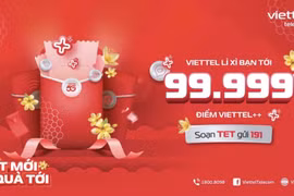 Tết này, Viettel lì xì khách hàng tới 99.999 điểm Viettel ++