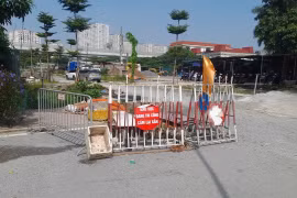 Chủ đầu tư khẩn trương khắc phục sự cố sụt lún tại khu vực Trần Cung
