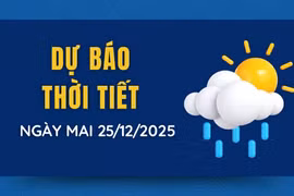 Thời tiết ngày 25/12: Miền bắc rét run 10 độ C, TP.HCM mưa lớn trắng trời