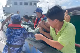 Bộ Tư lệnh Vùng Cảnh sát biển 1 hỗ trợ cấp cứu thuỷ thủ tàu hàng bị đột quỵ trên biển