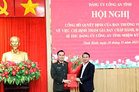 Chỉ định Thượng tá Cù Quốc Thắng giữ chức Bí thư Đảng ủy Công an tỉnh Ninh Bình