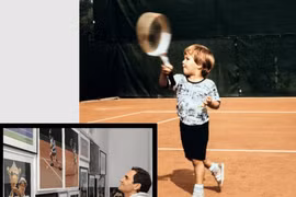 Hành trình từ cậu bé nhặt bóng đến vận động viên tỷ phú của Roger Federer