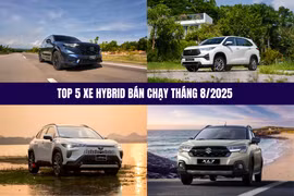 Top 5 xe hybrid bán chạy nhất tháng 8/2025: CR-V vượt lên dẫn đầu