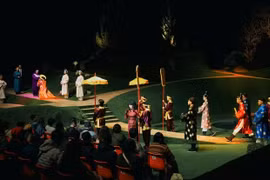 Show diễn thực cảnh về biệt điện Trần Lệ Xuân tại Đà Lạt hút khách dịp Tết