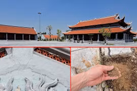 TX. Quế Võ (Bắc Ninh): Đền Nguyễn Cao trị giá trăm tỷ chỉ được sửa chữa qua loa, phát hiện thêm dự án đền Đậu bị thi công ẩu