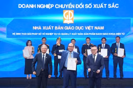 NXBGDVN nhận Giải thưởng “Doanh nghiệp, đơn vị sự nghiệp chuyển đổi số xuất sắc” năm 2025