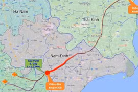 Chốt nhà thầu xây dựng cao tốc Nam Định - Thái Bình