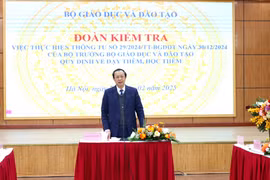 Thứ trưởng Phạm Ngọc Thưởng: Không thỏa hiệp, biến tướng dạy thêm học thêm