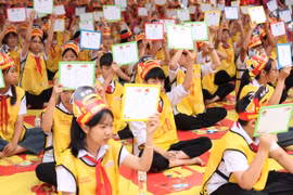 Sôi nổi cuộc thi "Rung chuông vàng" về phòng chống thiên tai tại Lào Cai