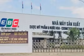 Khởi tố vụ án sản xuất kem chống nắng dấu hiệu giả tại Công ty Cổ phần Nhà máy y tế EBC Đồng Nai