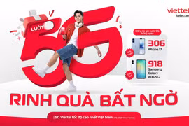 Cơ hội trúng thưởng hơn 1.200 điện thoại iPhone 17 và Samsung Galaxy A06 5G khi dùng 5G Viettel