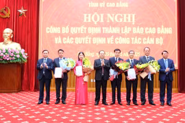 Công bố quyết định hợp nhất Báo Cao Bằng và Đài Phát thanh - Truyền hình Cao Bằng