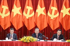 Tổng Bí thư Tô Lâm tiếp Trưởng đoàn các chính đảng các nước