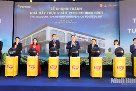 Khánh thành Nhà máy Thực phẩm PepsiCo Ninh Bình với tổng vốn đầu tư 90 triệu USD