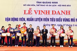 Vinh danh vận động viên, huấn luyện viên tiêu biểu Vùng mỏ năm 2024