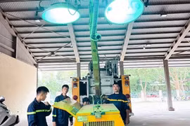 Sẵn sàng phương tiện, trang thiết bị chuyên dụng, chủ động ứng cứu sự cố thiên tai