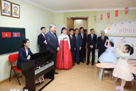 Tổng Bí thư Tô Lâm thăm Trường Mẫu giáo Kiêng Sang và lớp học mang tên Chủ tịch Hồ Chí Minh