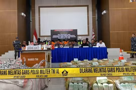 Indonesia thu giữ gần 2 tấn ma túy, lớn nhất từ trước tới nay