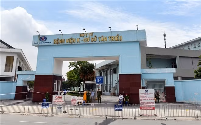 Hình ảnh bệnh viện K cơ sở Tân Triều. Ảnh: TL