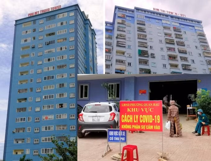 2 chung cư ở TP Vinh bị phong tỏa
