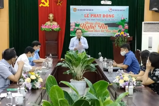 Nghệ An: Phát động cuộc thi ảnh 'Nông dân làm theo lời Bác dặn'