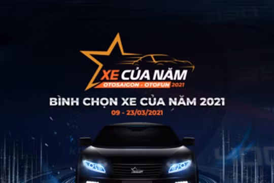 Lần đầu có Giải “Bình chọn XE CỦA NĂM 2021" quy mô toàn quốc