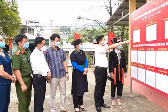 Huyện Văn Yên - Yên Bái: Triển khai quyết liệt, kịp thời, vận động “Đi bầu đủ, đi bầu sớm”
