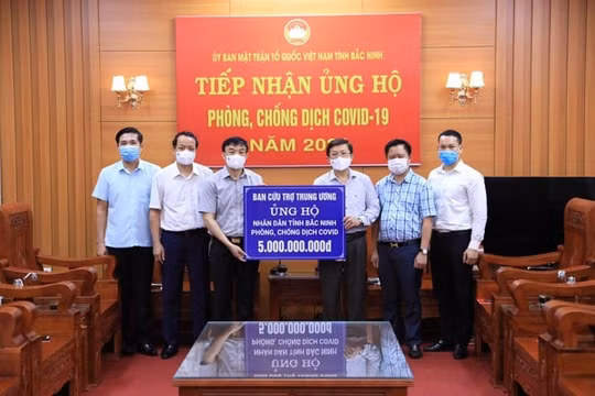 Sử dụng kinh phí ủng hộ qua MTTQ Việt Nam để mua vaccine COVID-19