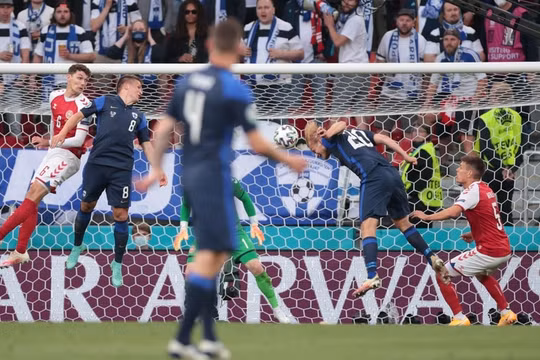 Phần Lan 1-0 Đan Mạch ở bảng B của EURO 2020