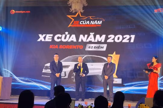 Kia Sorento nhận được danh hiệu XE CỦA NĂM 2021