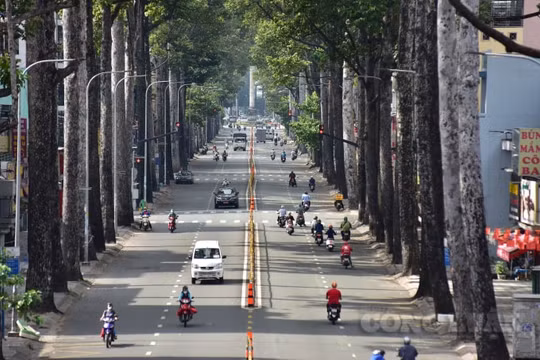 Hệ thống giao hàng hoạt động trở lại, đường phố TP. HCM thêm đông đúc
