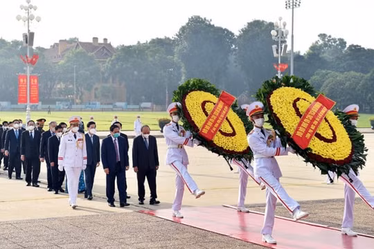Lãnh đạo Đảng, Nhà nước vào Lăng viếng Chủ tịch Hồ Chí Minh