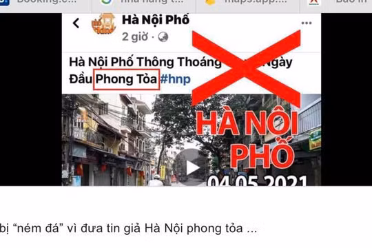 Hà Nội yêu cầu xử lý nghiêm các trường hợp đưa thông tin sai sự thật về dịch bệnh