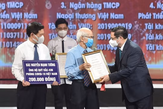 Quỹ vaccine phòng COVID-19 đã nhận được hơn 8.400 tỷ đồng