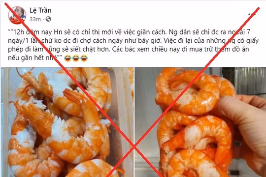 Hà Nội: Thông tin người dân chỉ được ra ngoài 7 ngày/1 lần là “tin giả”