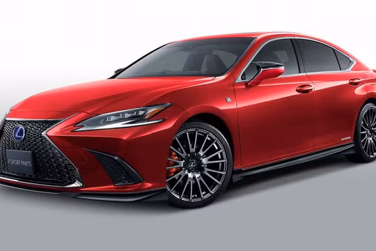 Lexus ES 2022 sở hữu ngoại thất thể thao của hãng TRD