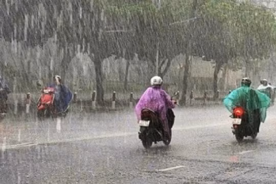 Dự báo thời tiết 5/9: Cả nước mưa dông