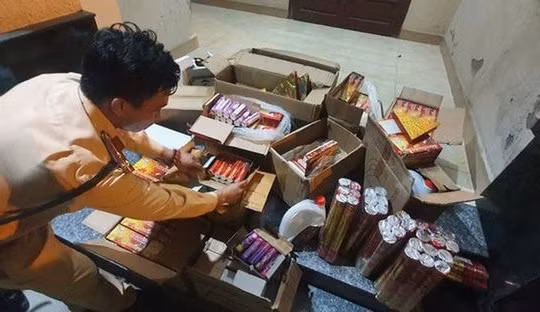 Một thanh niên bị bỏng khắp cơ thể do pháo tự chế phát nổ