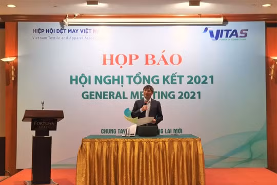Ước tính kim ngạch xuất khẩu dệt may năm 2021 đạt 39 tỷ USD, tăng 11,2%