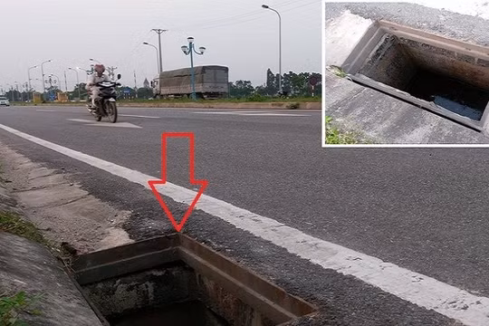 Hiểm họa từ những hố ga "tử thần" trên tuyến đường nghìn tỷ